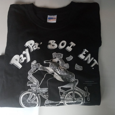 CLEARANCE - Paypa Boi Ent T-Shirt (Black  / White)